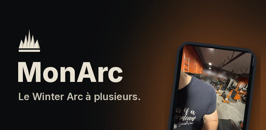 MonArc, le Winter Arc à plusieurs : une preuve photo prise à la salle.